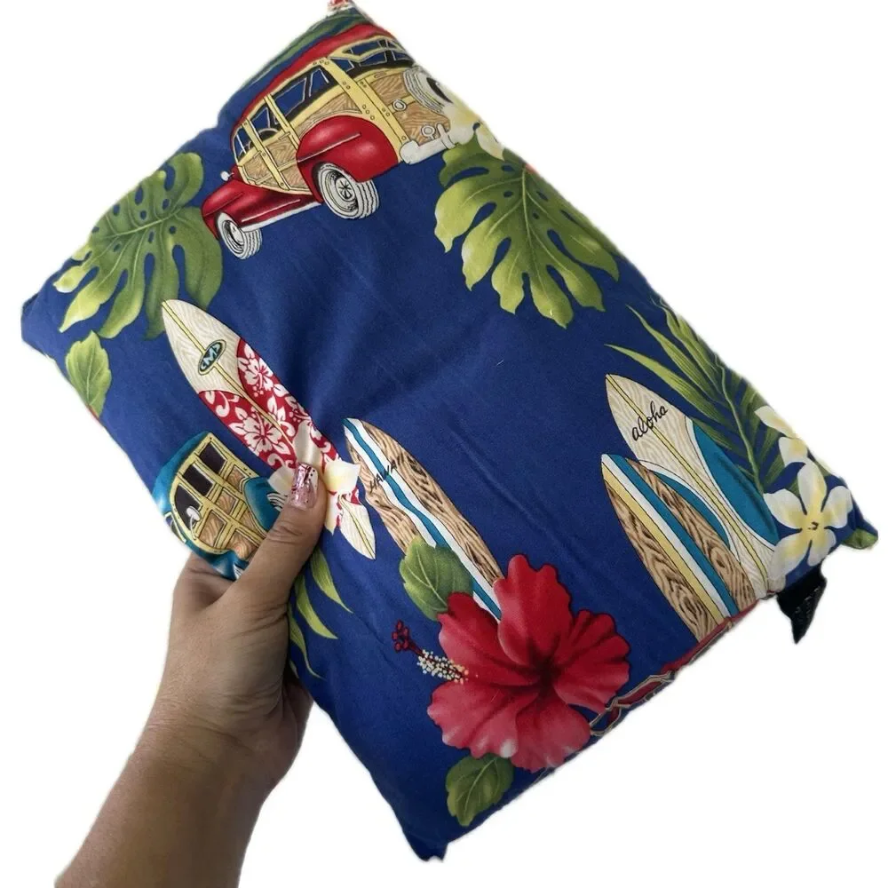 Hawaiian Pillow Co. The Olivia Collection Woodie Wagon Surfboards Floral Pillow